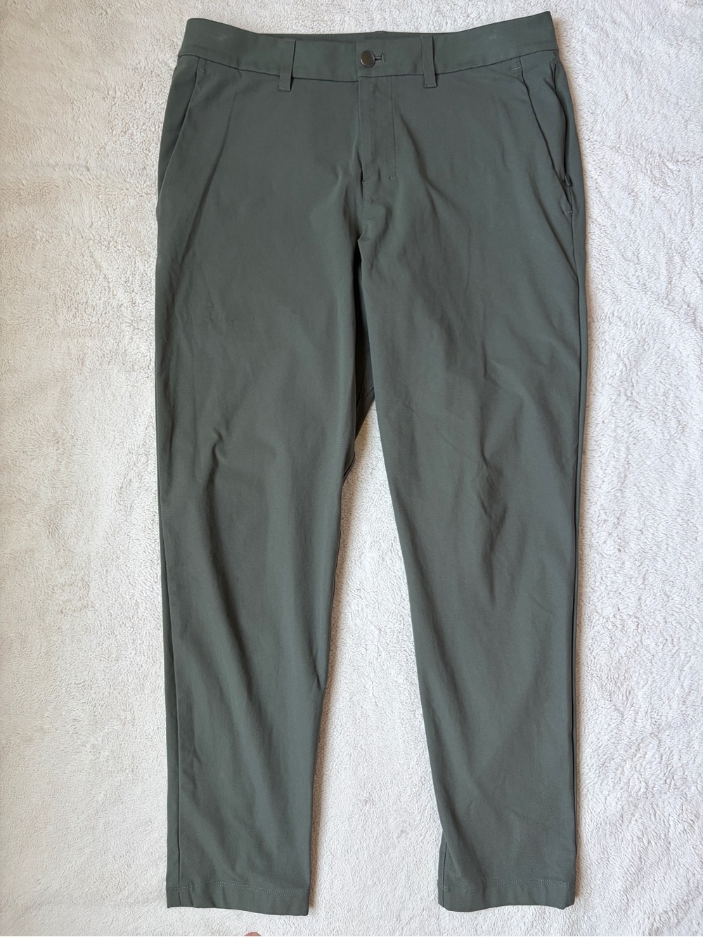 Lululemon ABC Slim-Fit Trouser 32" *Warpstreme Men's Green Pants Size 32